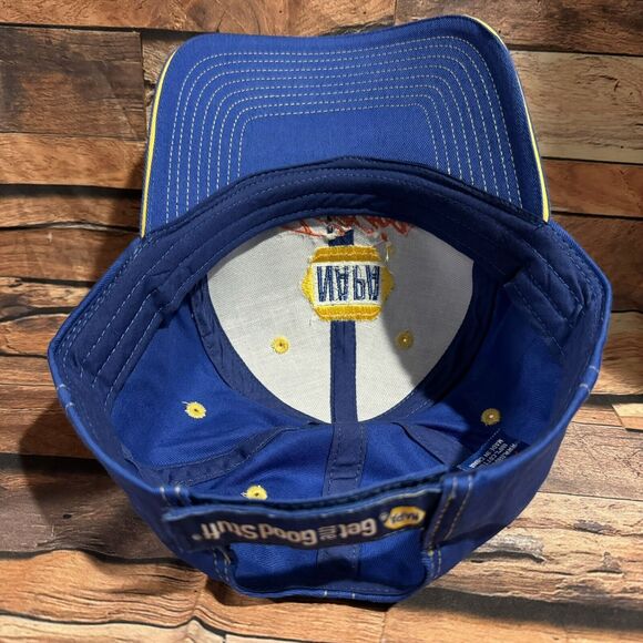 Ron Capps Signed NAPA Racing Hat Blue Yellow Embroidered Logo Baseball Cap OSR - Picture 7 of 8